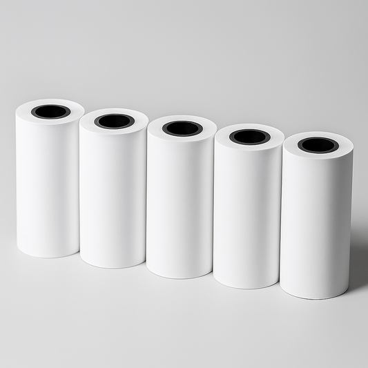 Pack of 5 thermal printer rolls